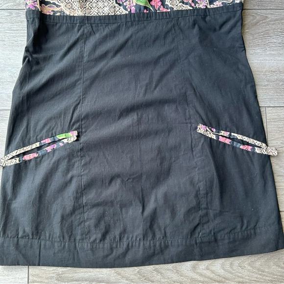 NWT Vintage  Maggie Walt Straps Black Batik Antika Tunic - Picture 6 of 14